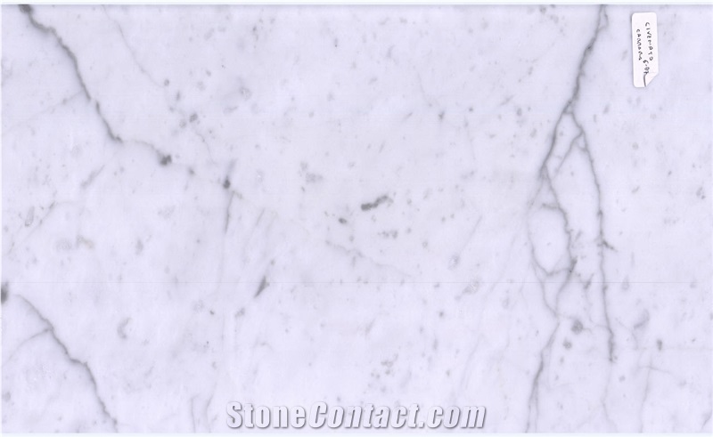 Bianco Carrara Venato C Slabs, White Polished Marble Floor Covering Tiles