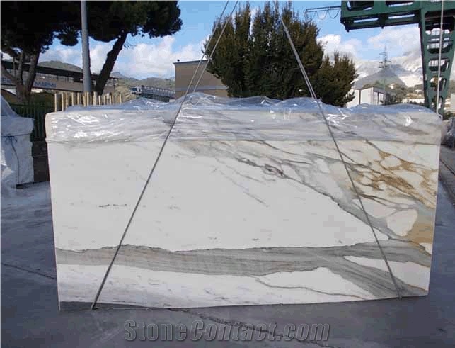 Calacatta Borghini Marble Slabs, White Polished Marble Floor Covering Tiles
