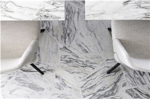 Calacatta Tucci Marble Slabs, Tiles, White Polished Marble Floor Tiles, Floor Covering Tiles