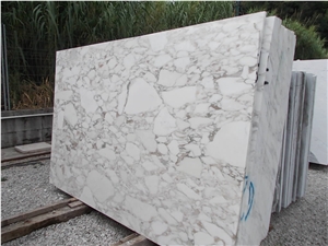 Calacatta Vagli Oro Marble Slabs, White Polished Marble Floor Covering Tiles
