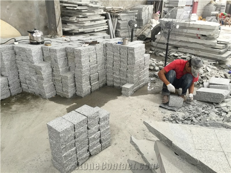 Jiangxi G603 Grey Granite Palisades,New G603 Blockstairs, Padang Crystal Blocksteps, Sesame White Granite Kerbstone,Light Grey Granite for Paving
