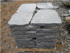 Vietnam Lava Stepping Stone (Irregular Size), Grey Basalt Cube Stone & Pavers