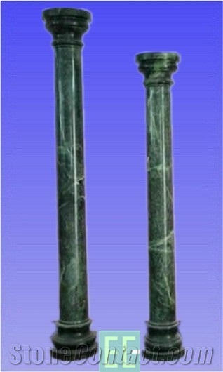 Green Marble Stone Column
