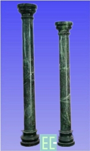 Green Marble Stone Column