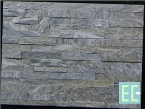 Grey Quartzite Wall Cladding, Grey Quartzite Cultured Stone, Feature Wall