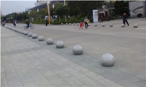Car Parking Stone Ball,G603 Polished Ball for Parking