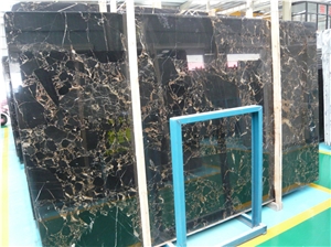 Athena Nero Portoro Gold Natural Marble Slabs