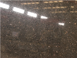 Black Galaxy Granite Slabs India Natural Stone