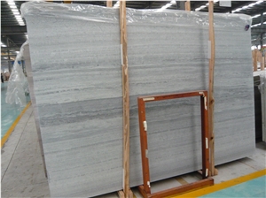 Blue Wooden Vein Marble Slab, China Blue Marble