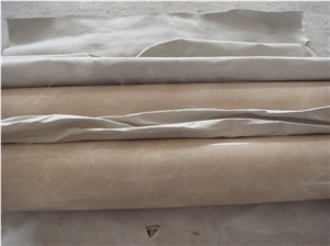 Botticino Classico Beige Elegant Marble Columns