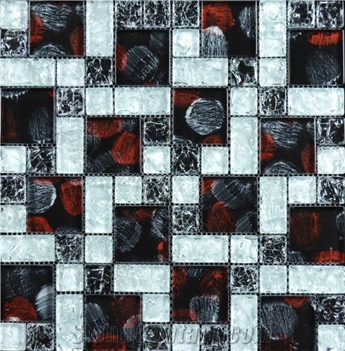 China Mixed Glass Mosaic for Walling Flooring