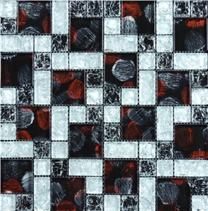 China Mixed Glass Mosaic for Walling Flooring