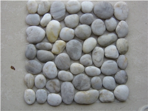 China White Cobble Stone White Pebble