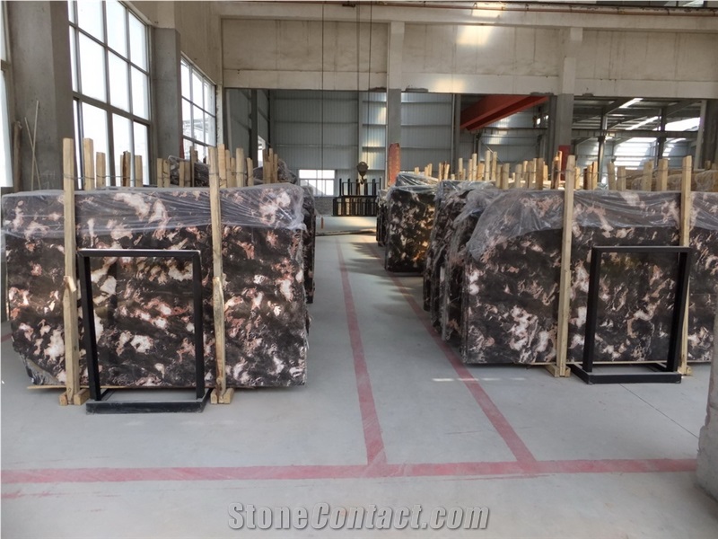 Golden Butterfly Marble Slabs & Tiles, China Yellow Marble