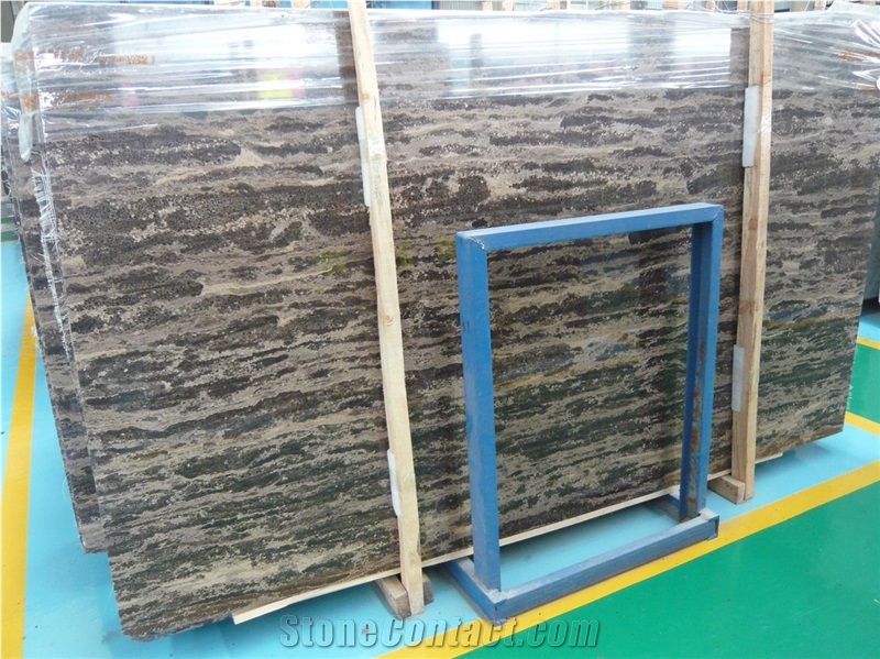 Golden Coast Brown Marble Slabs & Tiles, China Brown Marble