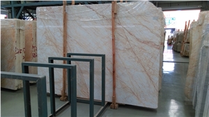 Golden Spider Greece White Elegant Marble Slabs