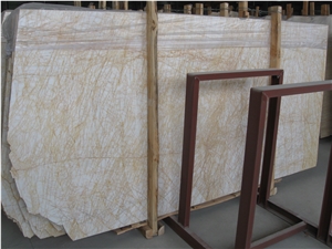 Golden Vein White Marble Slabs Natural Stone
