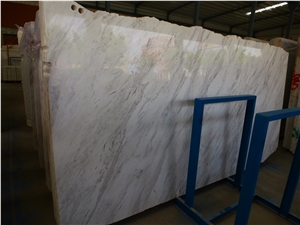 Greek White Volakas Elegant Natural Marble Slabs