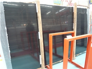 Imperial Black Wood Marble Slabs Natural Stone Tile