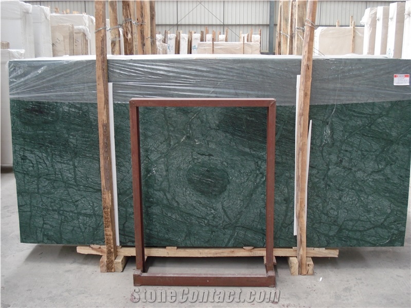 India Green Marble Slab Tile For Wall Floor