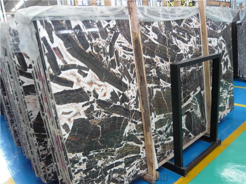 Kylin Marble Slabs & Tiles, China Multicolor Marble