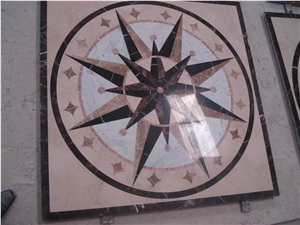 Marble Waterjet Medallion For Floor China Multicolor Marble