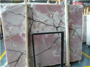 Premium Pink Elegant Natural Onyx Slabs