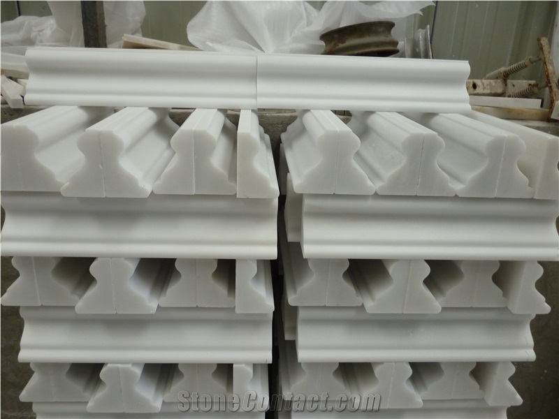 Pure White Marble Molding