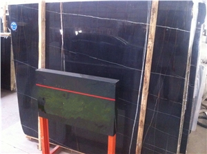 Tunisian Nero Aziza Elegant Black Natural Marble Slabs