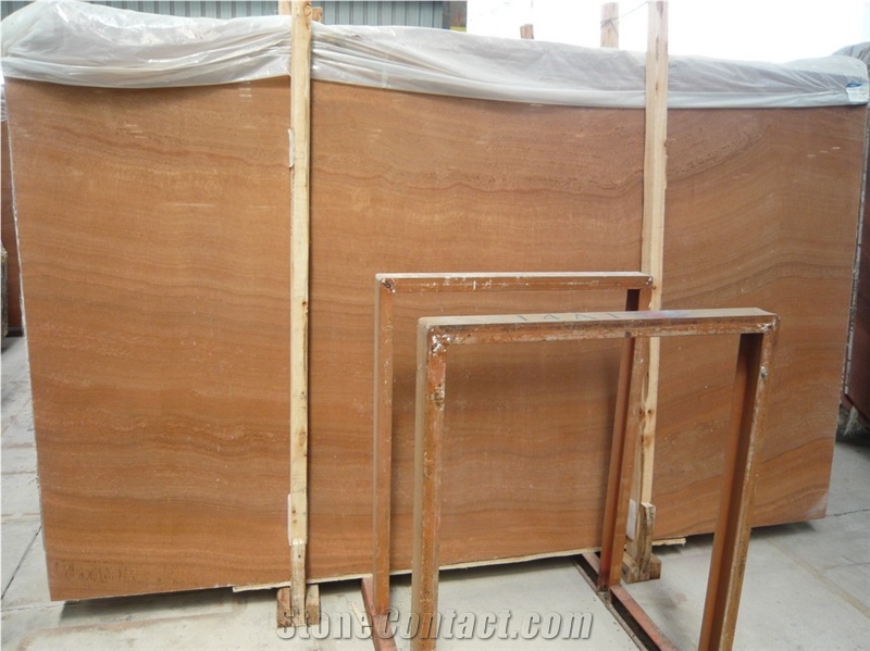 Yellow Wooden Vein Marble Slabs & Tiles, China Yellow Marble