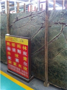 YUANDA Rainforest Green Marble Slabs – Elegant Natural Stone