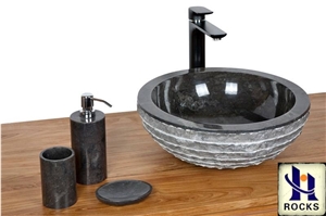 China Black Marble Sinks, Wash Bowls