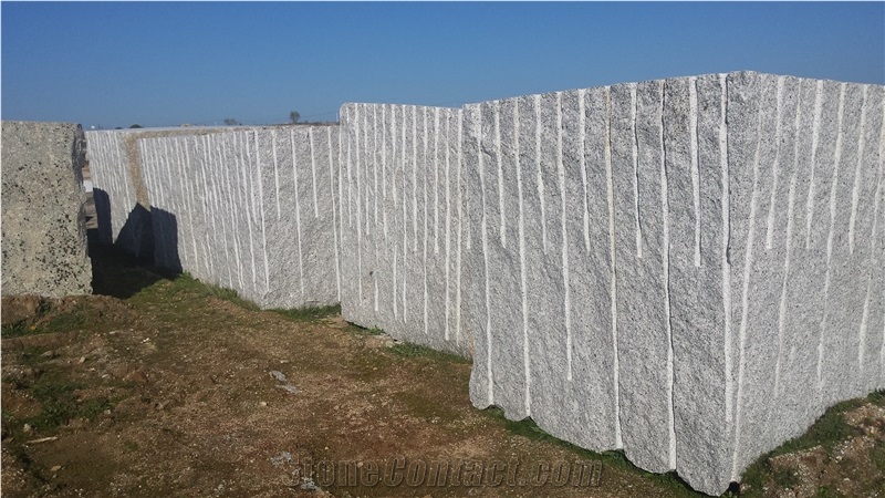 Blanco Amanecer Granite Blocks, Granito Blanco Amanecer, White Granite Blocks