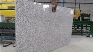 Blanco Amanecer Granite Slabs Polished, White Granite Slabs & Tiles, Granito Blanco Amanecer