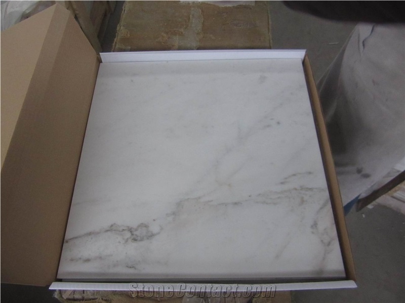 Brand New High Quality Pretty White Marble Tiles, China White Marble