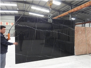 Chinese Supplier Price Quality Assured Black Marquina Marble Tiles or Marble Slabs