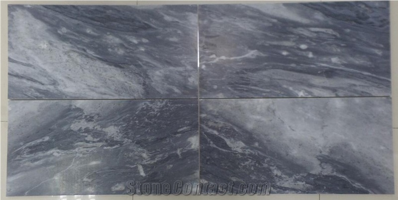 High Quality Nuvolato Grigio Marble Tiles, Italy Grey Marble