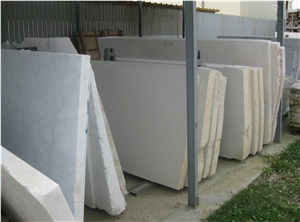 Buteasa Marble Polished Slabs, White Polished Marble Tiles & Slabs, Floor Covering Tiles Romania