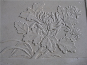 White Marble Relief Carving, Bucova Marble Relief Romania