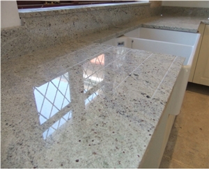 Kashmir White Granite Kitchen Countertops, White Granite Bench Tops