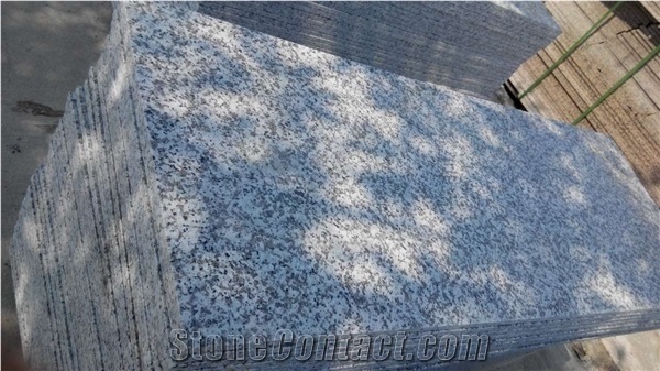 G439 Chinese White Granite, Big White Flower Granite Tiles and Slabs