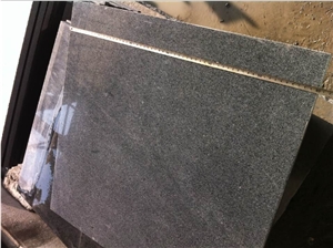 G654 Barry Grey Granite/China Sesame Grey/China Nero Impala Granite, Tiles/Stairs/Slabs, Polish/Flame/Honed/Bush-Hammered Surface