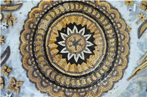 Marble Mosaic Floor Medallions
