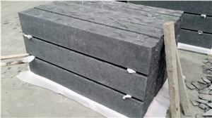 Absolutely Black Mongolia Black Basalt Sides Split Steps Palisades Stone Competitive Prices