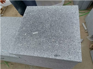 Light Silver Grey Granite G341 Flamed Bushhammered Surface Slabs Tiles Competitive Prices for Paving and Wall