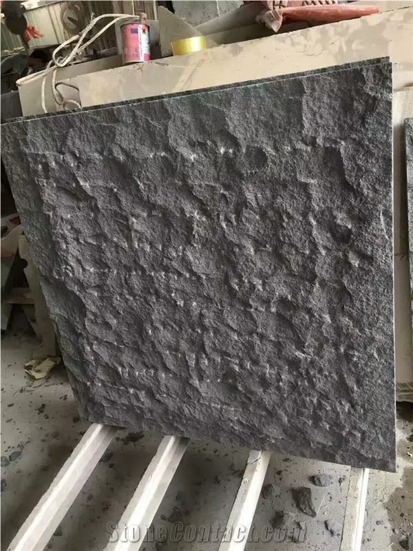 tennis dart Læring Shanxi Black Granite Cleft Natural Surface Wall Facades Stone from China -  StoneContact.com