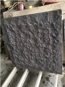 Shanxi Black Granite Cleft Natural Surface Wall Facades Stone