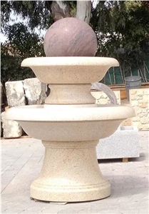 Rolling Ball Water Fountain, 2 Layer Water Fountain
