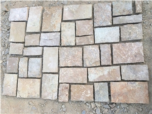 Multicolor Slate Cube Stone & Pavers, Floor Covering, Courtyard Road Pavers