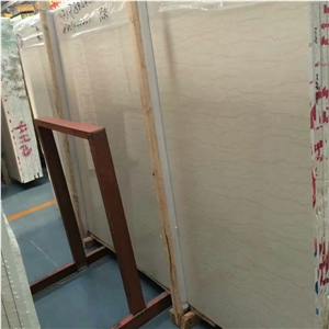 America Beige Marble Slab,Strong Material for Thin Tile